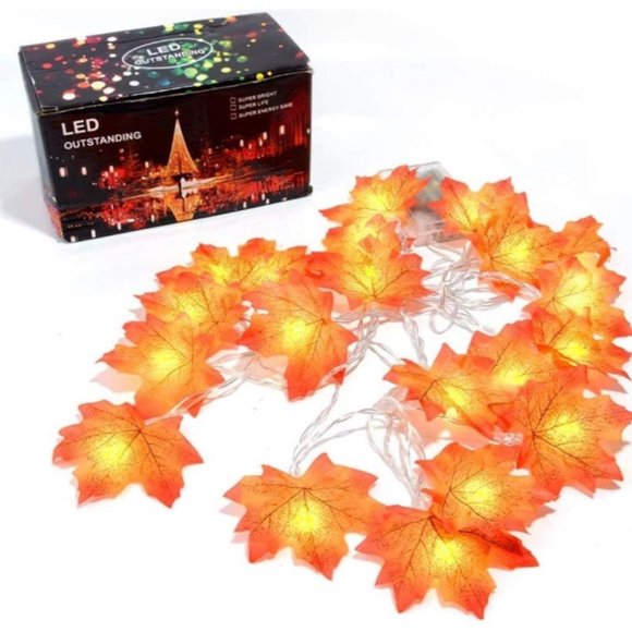 Maple leaf string lights 10ft and 20 LED